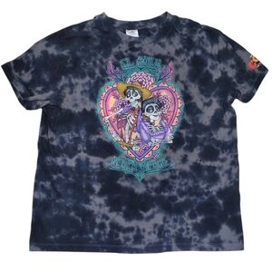 Disney Coco El Amor Nunca Muere Tie Dye T Shirt Unisex Adult Medium